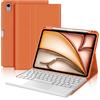 FOGARI Tastiera con Trackpad Per iPad Air 11/ 5ª/4ª generazione e iPad Pro 11 | Tastiera Bluetooth Rimovibile con Touchpad per iPad Air 11 M4 2026/M3 2025/M2 2024, Keyboard Wireless Portatile, Arancione