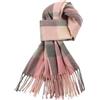 Fjquamitix Sciarpe da donna in tartan di cachemire, sciarpe da donna invernali, lunghe, morbide, calde, nappe, scialli, stola, regali per le donne
