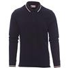 Ergos Workwear Payper - Aviazione Polo 100% Cotone Piquet con Tricolore a Manica Lunga