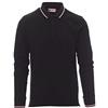 Ergos Workwear Payper - Aviazione Polo 100% Cotone Piquet con Tricolore a Manica Lunga