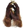 JIAHG Guanti realistici con artiglio di lupo mannaro, in peluche, con unghie lunghe, in stile gotico, horror, demone, vampiro, accessori per costume per Halloween, cosplay, carnevale