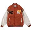ORANDESIGNE Giacca Baseball Uomo Giacca Varsity Cappotto Unisex Lettera College Jacket Felpa Motociclista Giubbotto Giacca da Coppia