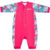 Gogokids Costume da bagno termico per bambini da 0 a 3 anni, con cerniera frontale, con fodera in pile, a maniche lunghe, per bambini, ragazzi e ragazze, per nuoto, spiaggia e giochi in acqua