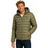 Geographical Norway Uomo Giacca Amichoko trapuntata leggera cappuccio removibile zip centrale tasche laterali antivento confortevole stile casual moderno poliamide
