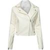 KHIRVWL Giacca di Pelle Donna Corta Elegante Offerta Giubbotto Pelle Donna Moto Leggero Comodo Giacchetta Biker Casual Donna Giacca Bomber di Pelle Leggera Biker Giubbotti Chiodo Giacca in Ecopelle