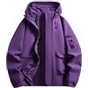 DeHolifer Giacca per Uomo Donna Impermeabile Giubbotto Antivento Cappotto con Cappuccio Giacche Leggera Softshell Giubbino Ripiegabile Jacket Antipioggia Parka Sportiva Raincoat Taglie Forti Abbigliamento