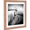 rahmengalerie24 Cornice portafoto Alice con passepartout e vetro acrilico, 25 x 35 cm, dimensioni immagine 20 x 30 cm