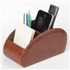 WAYIFON Supporto per telecomando con 5 tasche, grande supporto per TV, DVD, 4 K Stick e Bluray, telecomando per penne, colore: marrone