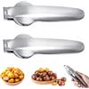Ajuanbazha Taglia Castagne a Croce, Acciaio Inox Pinza per Castagne, Multifunzione Pela Castagne, Coltello Castagne per Castagne, Nocciole, Noci ed Altri (2Pcs)