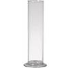 INNA-Glas Vaso da Fiori Singolo ABIRAMY, Trasparente 25cm, Ø6cm | in Vetro, Supporto - Vaso da Fiori a Stelo