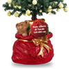Avilia Base e Piedistallo Albero di Natale 120-180 cm | Design Sacco di Regali Dipinto a Mano, Ø Aggancio 3,7xH9,5 cm, Supporto Decorativo Robusto e Resistente per Atmosfera Festiva