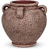 Oairse Ruastic - Vaso in ceramica fatto a mano, con manici, vintage, in terracotta, per decorazione soggiorno, casa, ufficio, vaso per erba della pampa, decorazione rustica antica, altezza 20 cm