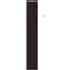 vidaXL Persiana veneziana marrone scuro, 50 x 250 cm, 35 mm, per caffetteria in ufficio, tende leggere da parete, tende regolabili, oscuranti facili