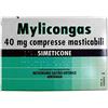 Mylicongas 50 Compresse Masticabili da 40 mg - Sollievo Rapido da Gonfiore e Gas Intestinali - MYLICON - 038140012