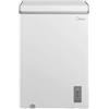 PRONTA CONSEGNA - SPEDIZIONE IMMEDIATA Midea MDRC154FZE01 Congelatore a Pozzetto Libera Installazione Classe E convertibile Larghezza 55 cm 99 Litri Bianco