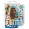 Cicciobello - Amicicci Tenero Bebè Cicciojean con Pannolino Colorato, Mini Personaggio con Accessori, per bambine a partire dai 3 anni, CC002E00, Giochi Preziosi