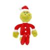 ColorBaby The Grinch, peluche natalizio, misura 30 cm, con costume di Babbo Natale, materiale morbido e morbido, ideale per decorare Natale, divano o albero, regalo originale, licenza ufficiale (77703