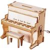 Generico Box Music Wood Pualle 3 D - Kit Per Adulti, Modello Fatto A Mano, Tagli Precisi, Set Fai -Da -Te Creativo, Assemblaggio Semplice E Struttura Stabile | Per Famiglie, Tavolo Da Soggiorno, Decorazi