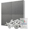 Lemag srl Polistirolo per Cappotto Termico FASSA - Offerta 4 Pannelli 0,50 x 1,00 m Spessore 6-8-10 cm - EPS Alta Densità per Isolamento Edilizio - LEMAG SRL (BIANCO, 6 MM)