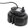 AUXSL Pompa per piscina, 75 W, pompa filtrante da 3000 l/h, colore nero | Portatile, IPX8, impermeabile fino a 35 °C, temperatura massima dell'acqua, tre aperture di scarico per uso agricolo