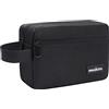 MOCOCITO Borsa da toeletta da viaggio da uomo borsa da toilette da appendere borsa da toilette piccola borsa da bagno da toilette borsa organizer cosmetico borsa Nero, Viaggi
