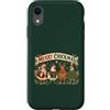 Christmas Season Custodia per iPhone XR Polli di Natale divertenti della fattoria di pollo