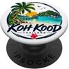 Sud-Est Asiatico: Thailand Koh Kood Thailandia Palme Pontile Spiaggia Tramonto Souvenir PopSockets PopGrip Adesivo