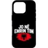 Kosovo UÇK Protest Designs Custodia per iPhone 16 Pro Jo Në Emrin Tim UÇK Protesta Bandiera Albanese del Kosovo