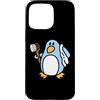 MathWare Custodia per iPhone 15 Pro Max Freedo Penguin LINUX-LIBRE Linux OS Informatica Geek