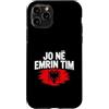 Kosovo UÇK Protest Designs Custodia per iPhone 11 Pro Jo Në Emrin Tim UÇK Protesta Bandiera Albanese del Kosovo