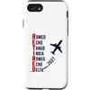 Departure Days Aviation Retirement Custodia per iPhone SE (2020) / 7/8 Ritirato 2027 Alfabeto fonetico Pilota di aeroplano Pensionamento
