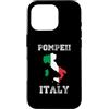Pompeii Italy Presents Souvenirs Custodia per iPhone 16 Pro Bandiera Italia Distressed Pompei Pride