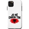 Kosovo UÇK Protest Designs Custodia per iPhone 11 Pro Max Jo Në Emrin Tim UÇK Protesta Bandiera Albanese del Kosovo