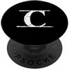 Roman Numeral Numero romano 100 C ~ con linee PopSockets PopGrip Adesivo