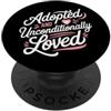 Animal Rescue Advocate Compassion for Re Positività per il salvataggio degli animali Adotta Non acquistare il supporto per gli animali PopSockets PopGrip Adesivo