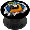 4MacawLovers Divertente ara che sbircia carino zoo amante degli animali PopSockets PopGrip Adesivo