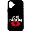 Kosovo UÇK Protest Designs Custodia per iPhone 16 Plus Jo Në Emrin Tim UÇK Protesta Bandiera Albanese del Kosovo