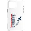Departure Days Aviation Retirement Custodia per iPhone 16 Pro Max Ritirato 2027 Alfabeto fonetico Pilota di aeroplano Pensionamento