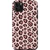Y2K Wild Animal Retro Patterns Custodia per iPhone 11 Pro Max Rosa Nero Leopard Spot Pattern Retro Carino Estetica