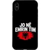 Kosovo UÇK Protest Designs Custodia per iPhone XS Max Jo Në Emrin Tim UÇK Protesta Bandiera Albanese del Kosovo