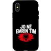 Kosovo UÇK Protest Designs Custodia per iPhone X/XS Jo Në Emrin Tim UÇK Protesta Bandiera Albanese del Kosovo