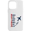 Departure Days Aviation Retirement Custodia per iPhone 14 Pro Max Ritirato 2027 Alfabeto fonetico Pilota di aeroplano Pensionamento
