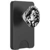 Gothic Dark Fantasy Demoness Devil Cloth Gotico Demonessa Donna Cornuta Fantasia Scuro Spettrale Ragazza Trippy PopSockets PopWallet per MagSafe