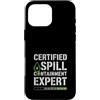 Sanitation Gift Plant Janitor Humor Grit Custodia per iPhone 16 Pro Max Scopa industriale con colletti blu Boss Factory Pride