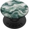 Elegant Grips Green Abstract Swirl Pattern PopSockets PopGrip Adesivo
