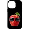 Apple Fruit Tees and Gifts Custodia per iPhone 14 Pro Max Apple Wearing Sunglasses Funny Fruit Costume Men Women Kids