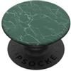 Elegant Grips Dark Green Pattern PopSockets PopGrip Adesivo