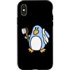 MathWare Custodia per iPhone X/XS Freedo Penguin LINUX-LIBRE Linux OS Informatica Geek