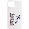 Departure Days Aviation Retirement Custodia per iPhone 14 Ritirato 2027 Alfabeto fonetico Pilota di aeroplano Pensionamento