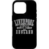 Desert Merch Liverpool England Shop Custodia per iPhone 16 Pro Stampa monocromatica con ali di fegato del Liverpool Inghilterra
